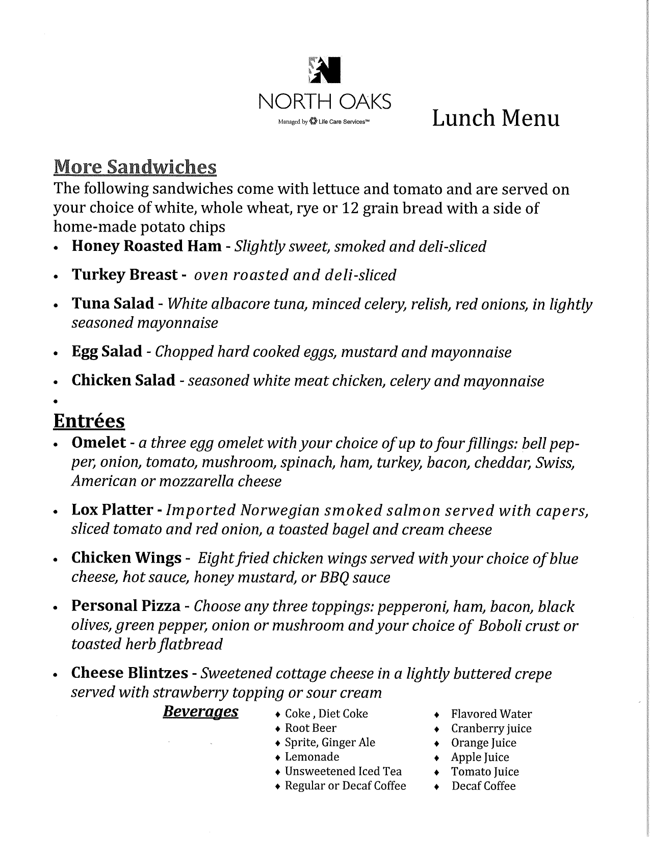 North Oaks Senior Living Community Assisted Living, Nursing Home